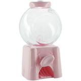 Baleiro Plástico Candy Machine 10Cm C/ 02 - Rosa Bebê - Dubemfest