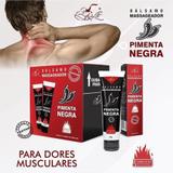 Bálsamo Massageador Pimenta Negra 150g Belkit / 06 Unidades - Belkit cosméticos