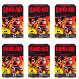 Band Aid Os Incríveis Curativo Infantil C/25 (Kit C/06)