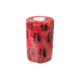 Bandagem Atadura Elástica Vermelho Com Patas 10cmx4,5m Phantom Hk