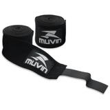 Bandagem Elastica 5 Metro Preta 2 Unidades Muvin