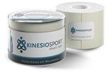 Bandagem Elástica Adesiva Branco Kinesiosport 5cmx5mts