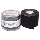 Bandagem Elástica Adesiva Preta Kinesiosport 5cmx5mts