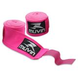 Bandagem Elastica Pink Muvin 3 Metros 2 Unidades