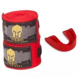 Bandagem elástica troia 4mts + p.bucal - kit vermelho - Troia sport