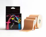 Bandagem kinesiology tape 5 cm x 5 m bege - Aktivetape