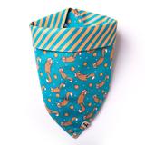 Bandana para cachorro Bo.be dupla face Fox