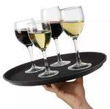 Bandeja Antiderrapante Redonda Grande 40cm Garçom Yangzi