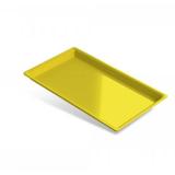Bandeja Autoclavável 22,4x1,4x12,8 Indusbello - Amarelo