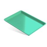 Bandeja Autoclavável 22,4x1,4x16,5 Indusbello - Verde Claro