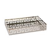 Bandeja C/Pé De Aço Inox 25X12,5X6,5Cm - 1118 - Lyor