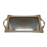 Bandeja Classica Bege Romantic - 3cm x 50cm x 24cm - Trevisan Concept