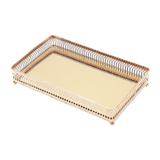 Bandeja Cobre de Metal Quadrada - Casa del grande