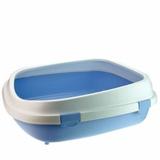 Bandeja de Areia para Gatos Queen - Azul - American pets