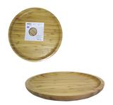 Bandeja de bambu redonda 30 cm - Fwb