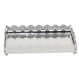 BANDEJA DE FERRO ESPELHADA - 27x16 CM - Btc