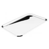 Bandeja de inox retangular 35x25cm - Mundial