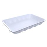 Bandeja de Isopor Branca CF-067 com 100 Unidades Copobras