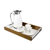 Bandeja de Madeira com Espelho 60cm - Woodart