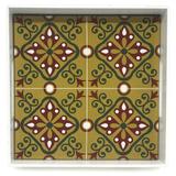 Bandeja De Mdf Ladrilho 4X15X15Cm - Porcelana E Cia - Porcelana e cia