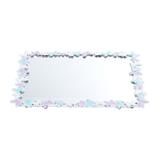 Bandeja De Plástico Com Fundo Espelhado 20X25Cm Buterfly - F9-27131 - Prestige