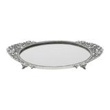 Bandeja De Zamac Com Fundo Espelhado World - F9-25259 - Prestige