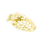 BANDEJA DE ZAMAC GRAPE DOURADO 16x9cm - Lyor