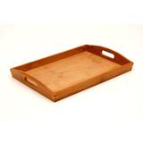 Bandeja decorativa de bambu - Btc decor