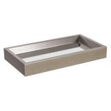Bandeja Decorativa Espelhada Ornamental 4,5cmx17,5cm Santa Luzia Inox