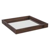 Bandeja Decorativa Espelhada Ornamental 4,5cmx37,5cm Santa Luzia Amadeirado