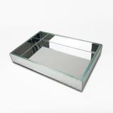 Bandeja Espelhada 20x15x4 cm Para Sala de Jantar - Los quadros