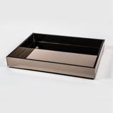 Bandeja Espelhada Bronze 30x40cm - Taças Luxo - Cr vidros