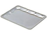Bandeja Espelhada Zamac para Servir Prestige - Retangular 30163