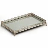 Bandeja Espelho Retangular Média 25x35 - Decorafast