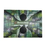 Bandeja Esteira Braço Sofá Madeira Personalizada Heineken - Maisaz