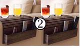 Bandeja Esteira Braço sofa porta Copos e Controle Kit 02 pçs - Hypem