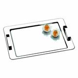 Bandeja Inox com Alça Atina 28x40cm - Brinox
