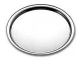 Bandeja Inox Redonda 36 Cm Para Servir Profissional Garçom - Universal vendas