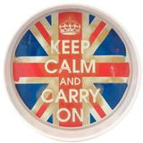 Bandeja Keep Calm And Carry On - Versare anos dourados