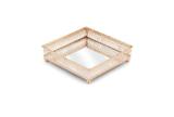 Bandeja Luxo Italiana Quadrada Rose Gold - Jolitex