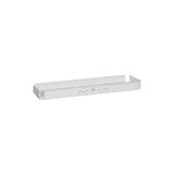 Bandeja para Banheiro com Desenho 19cm Branca - Formacril