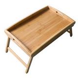 Bandeja para café da manhã em bambu com pés dobráveis 50x32cm - Dynasty