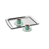 Bandeja para Servir em INOX Retangular Prata Makinox 08.21 - Mak-inox