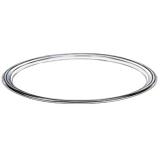 Bandeja Para Servir Redonda Em Aço Inox Mak Inox. - Mak-inox