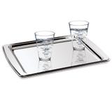 Bandeja Para Servir Retangular Em Aço Inox Mak Inox. - Mak-inox