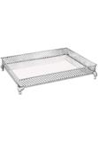 Bandeja prata em metal com espelho - Mart