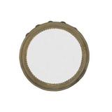 Bandeja Redonda Decorativa em Resina Ouro Velho 25x25cm - Da