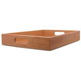Bandeja Reta com Alça de Bambu 37X28,5X5,5CM Tyft - Yoi