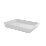 Bandeja Retangular Cake 40 x 30 x 6 cm Branca - Coza - Brinox