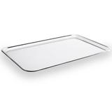 Bandeja Retangular De Aço Inox 48cm Para Servir Brinox